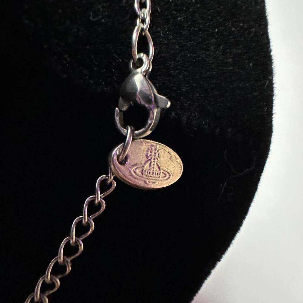 Vivienne Westwood Orb Necklace Silver 5504 - Picture 4 of 5